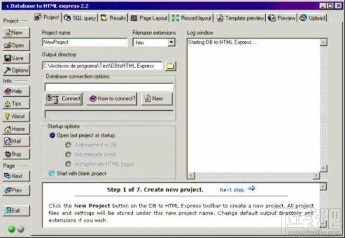 DB to HTML Express,DB to HTML Express下载,DB to HTML,ODBC数据提交到WEB
